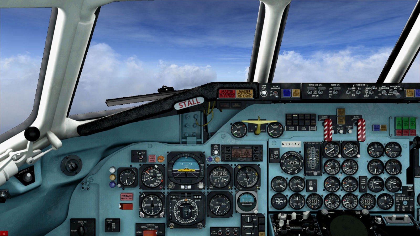 [FSX P3D] Flight1 Coolsky DC-9 Classic (Unwrapped-Semi-Crack) generator